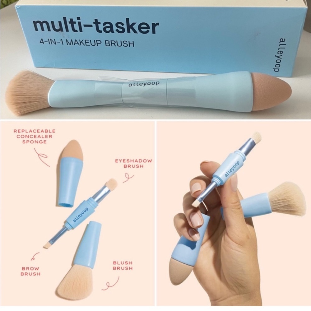 ALLEYOOP Multi-tasker 4 in 1 Makeup Brush